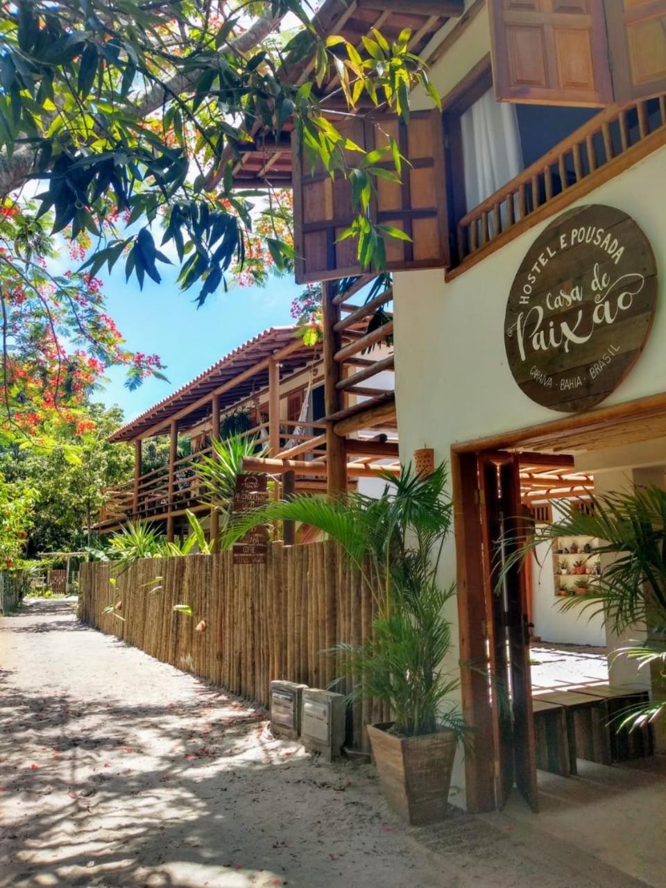 הוסטל Casa De Paixao Caraíva מראה חיצוני תמונה